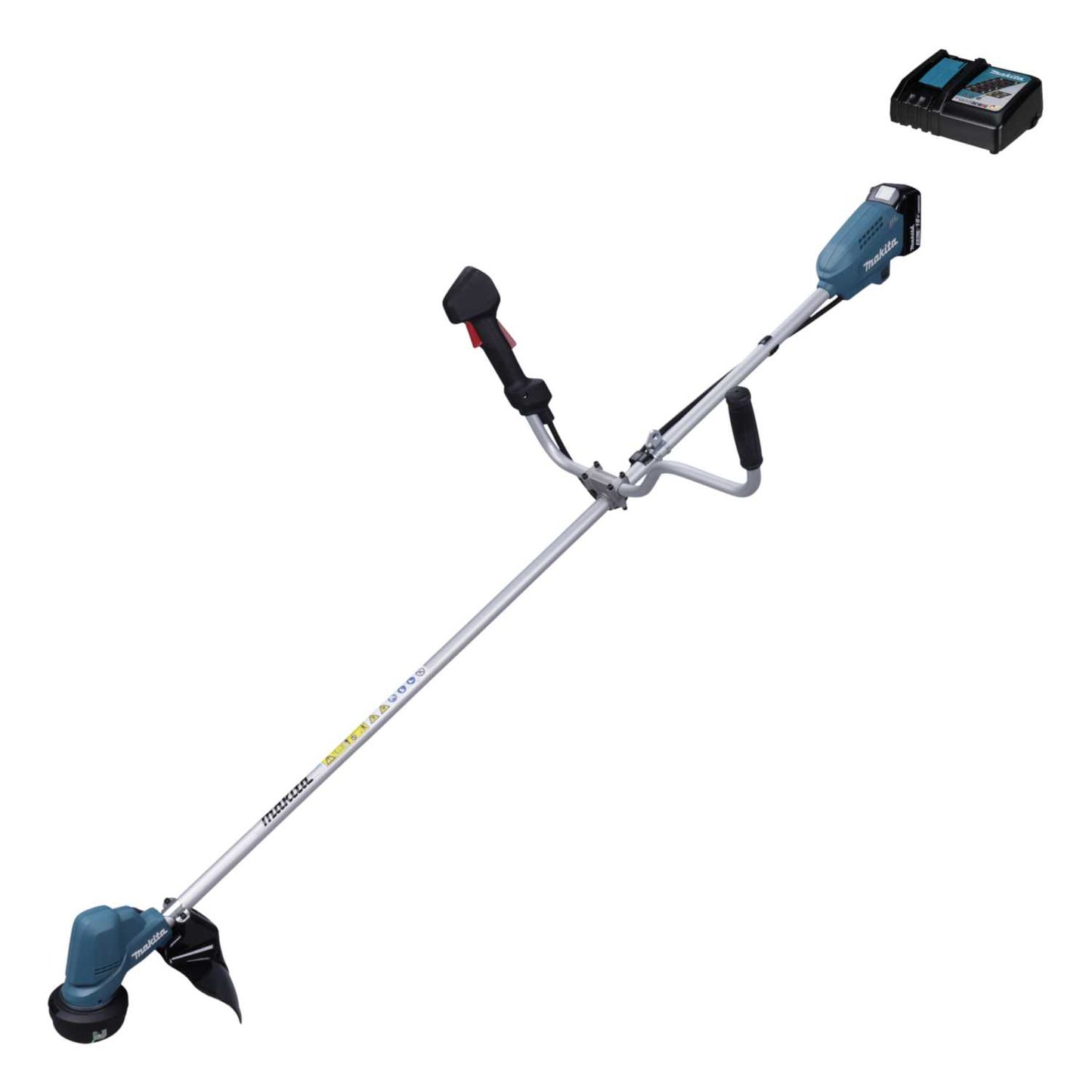 Makita DUR190URT8 18V Brush Cutter with 1 x 5.0Ah Battery
