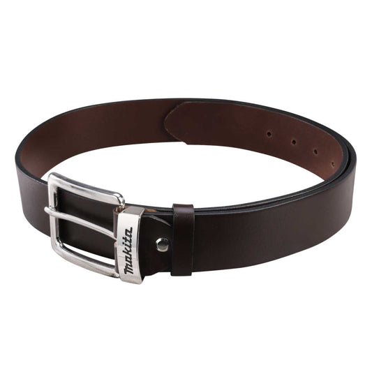 Makita Medium Leather Belt Brown