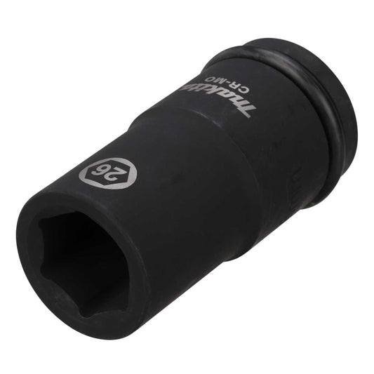 26mm x 90mm ¾'' Impact Socket with O Ring and Pin
