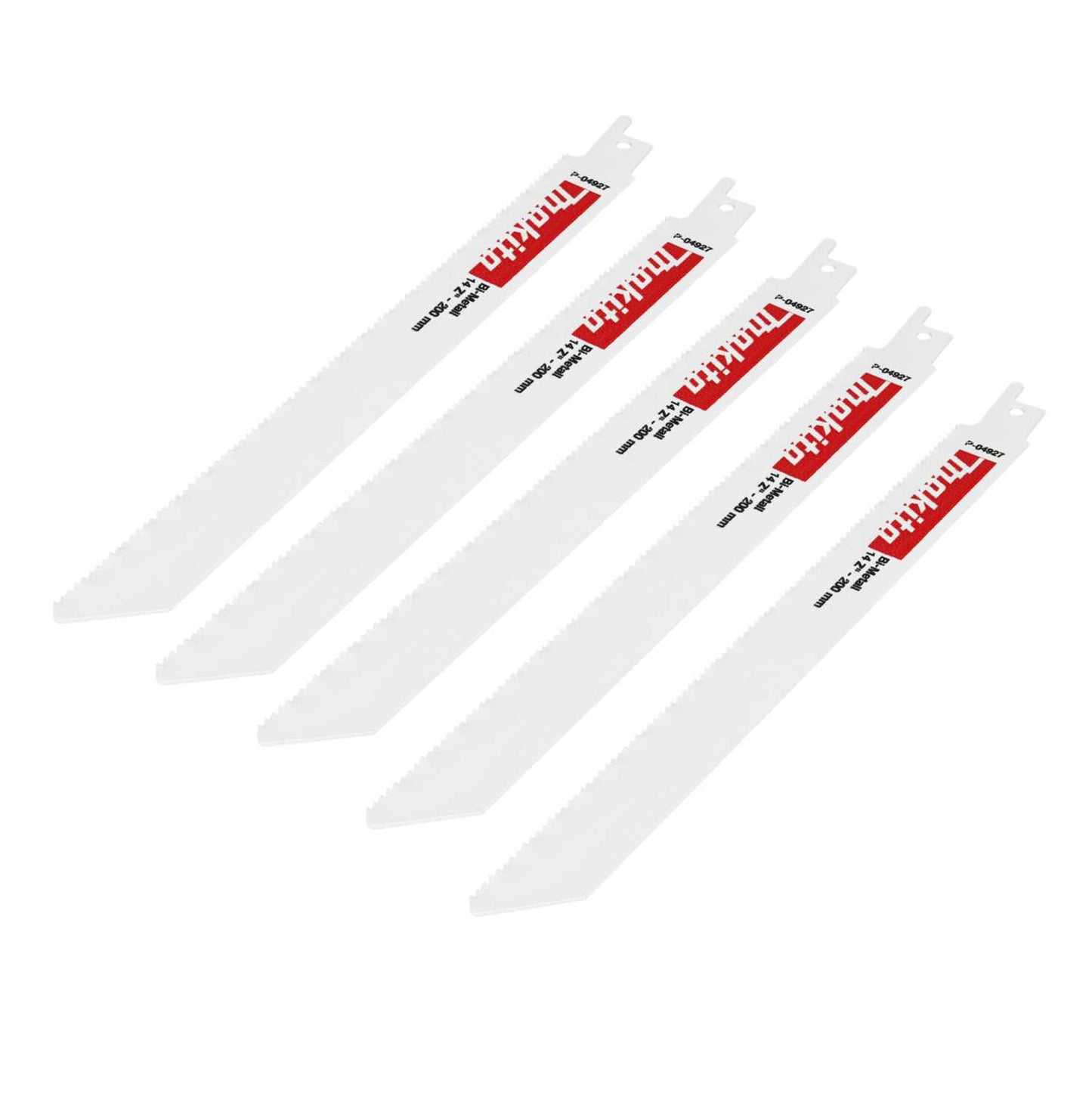 Makita 200mm 14TPi Reciprocating Saw Blade (Pack of 5)
