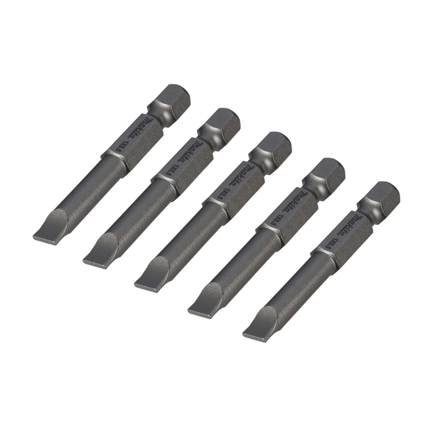 Makita 5.5mm x 50mm Slotted Screwdriver Insert Bit (Pack of 5)