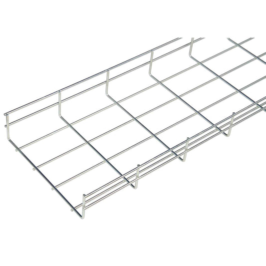 Marco 200mm x 55mm Steel Wire Basket Cable Tray Zinc (3m Length)