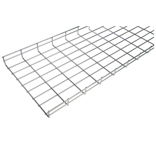 Marco 400mm x 55mm Steel Wire Basket Cable Tray Zinc (3m Length)