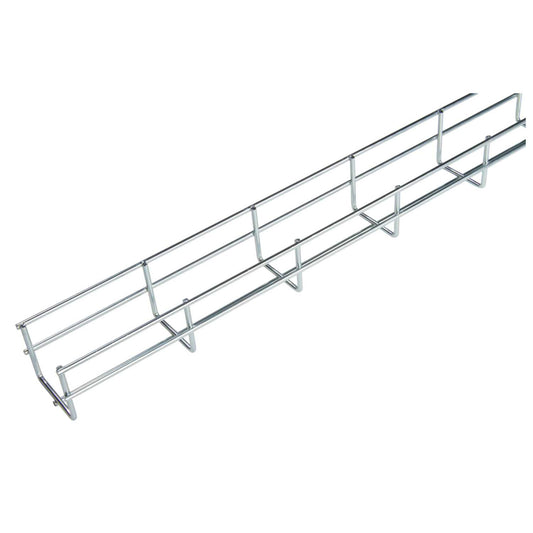 Marco 50mm x 55mm Steel Wire Basket Cable Tray Zinc (3m Length)