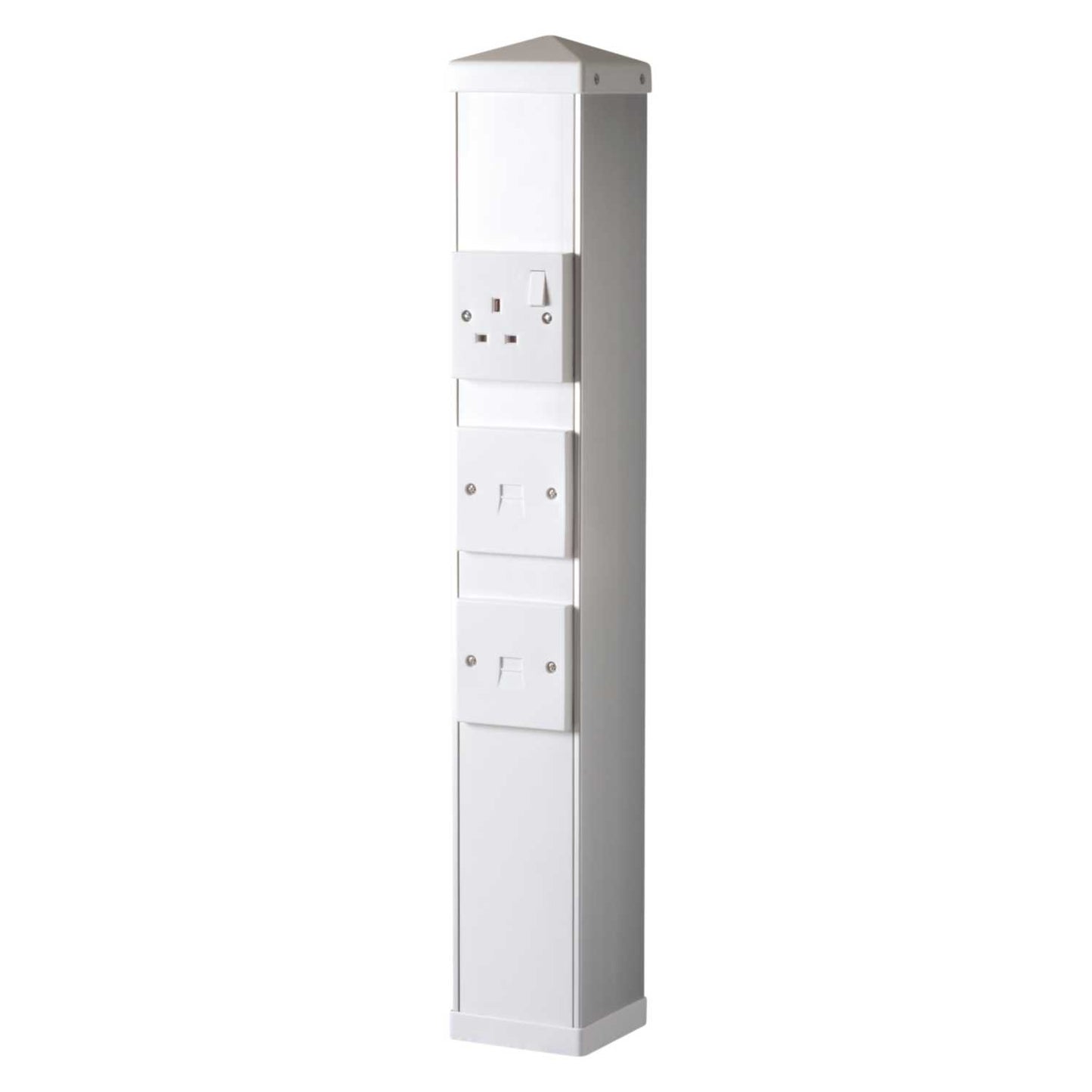 Marco 650mm Power Post Aluminium Body UPVC Lid