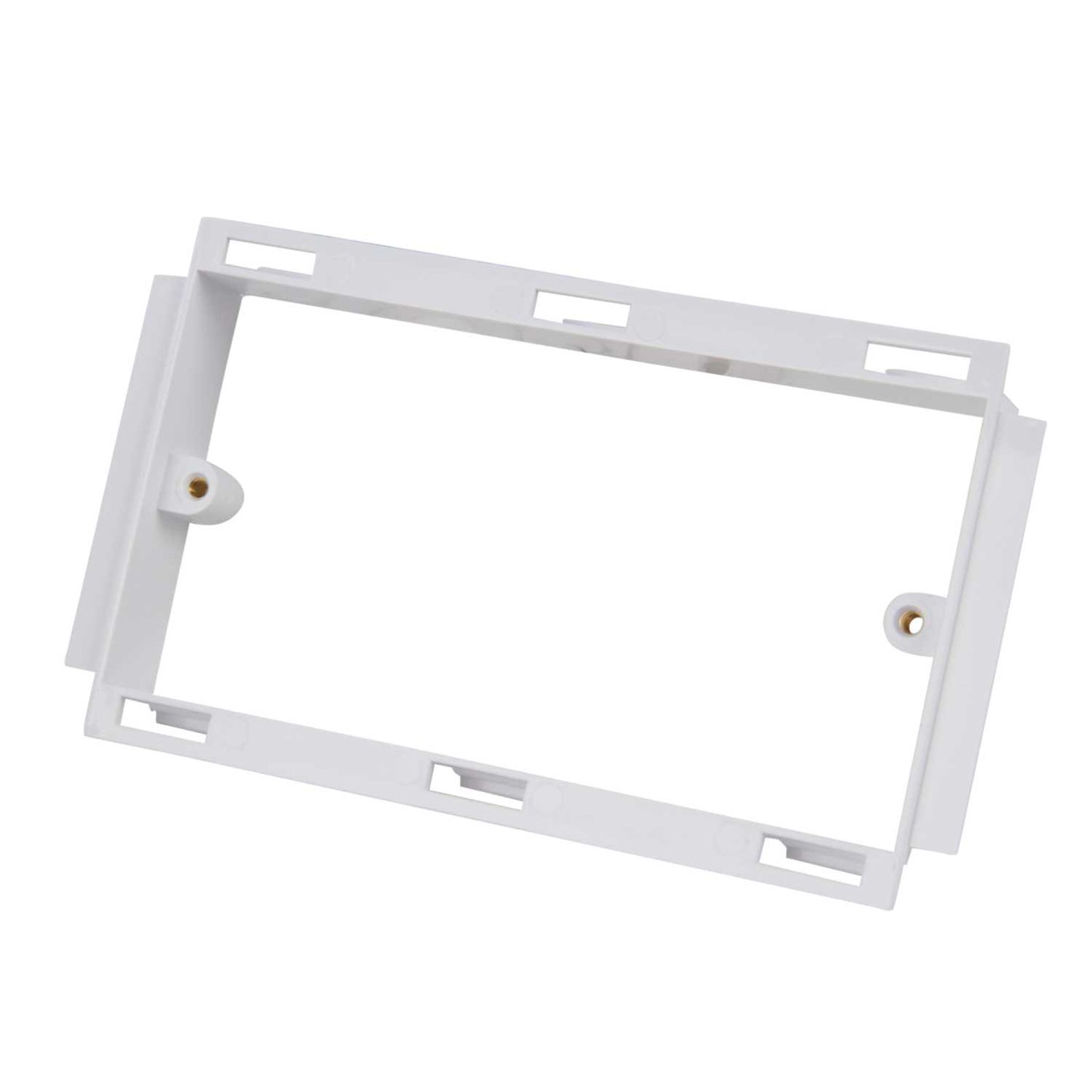2 Gang Frame for Trunking White (Sold in 1's)