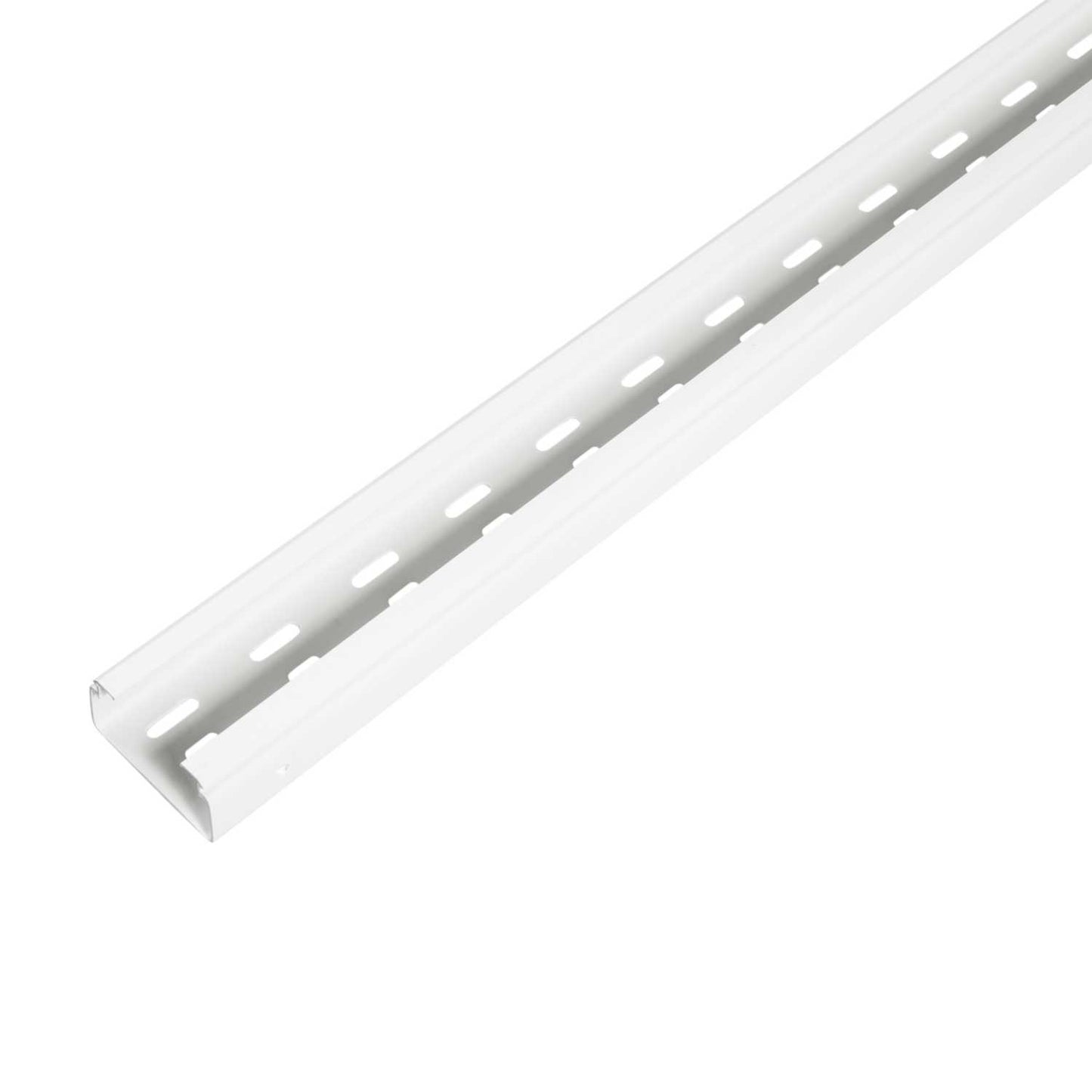 Marshall Tufflex 100mm x 60mm Perforated PVC Cable Tray (3m Length)