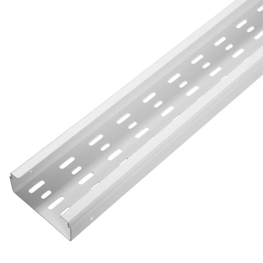 Marshall Tufflex 150mm x 60mm Perforated PVC Cable Tray (3m Length)
