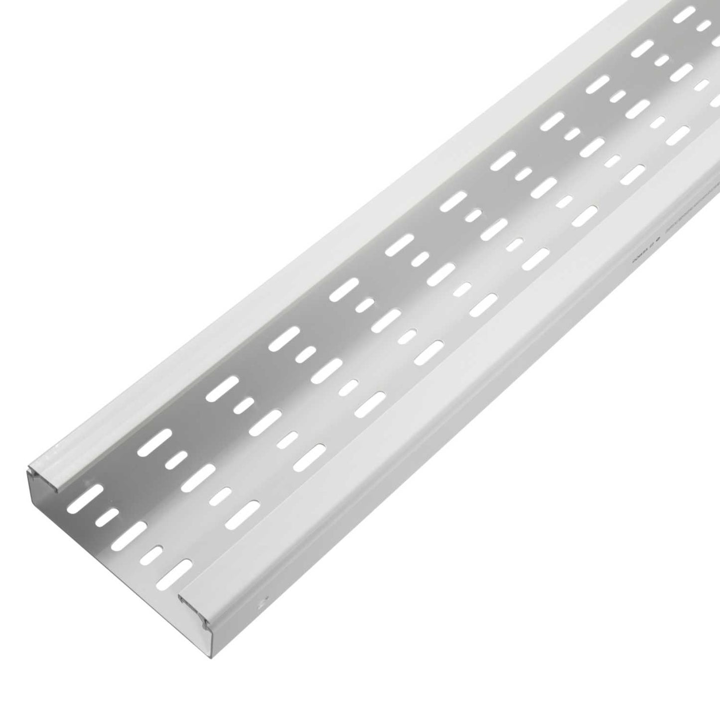 Marshall Tufflex 200mm x 60mm Perforated PVC Cable Tray (3m Length)