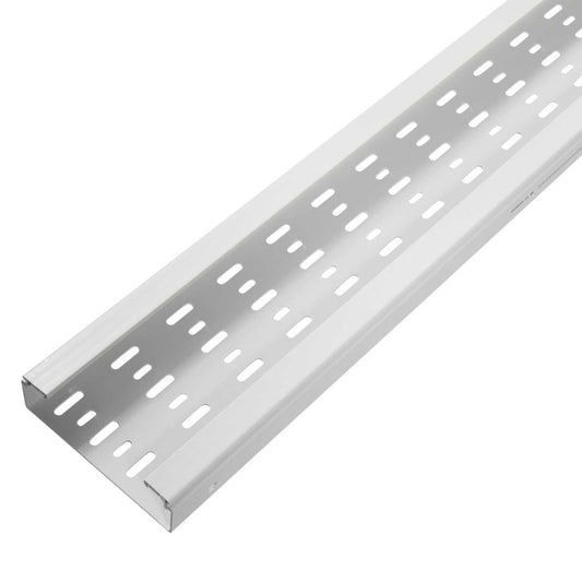 Marshall Tufflex 200mm x 60mm Perforated PVC Cable Tray (3m Length)