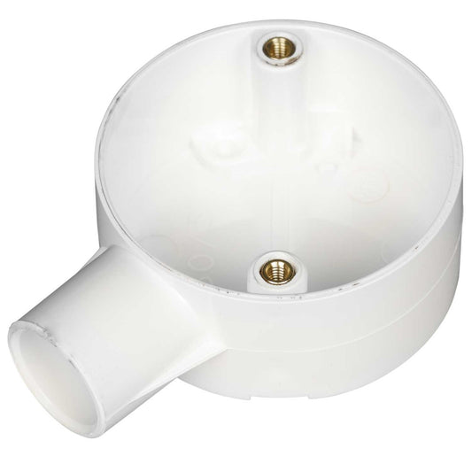 20mm Supertube Lsoh Conduit Terminal Box White (Sold in 1's)