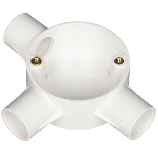 20mm Supertube Lsoh Conduit Tee Box White (Sold in 1's)