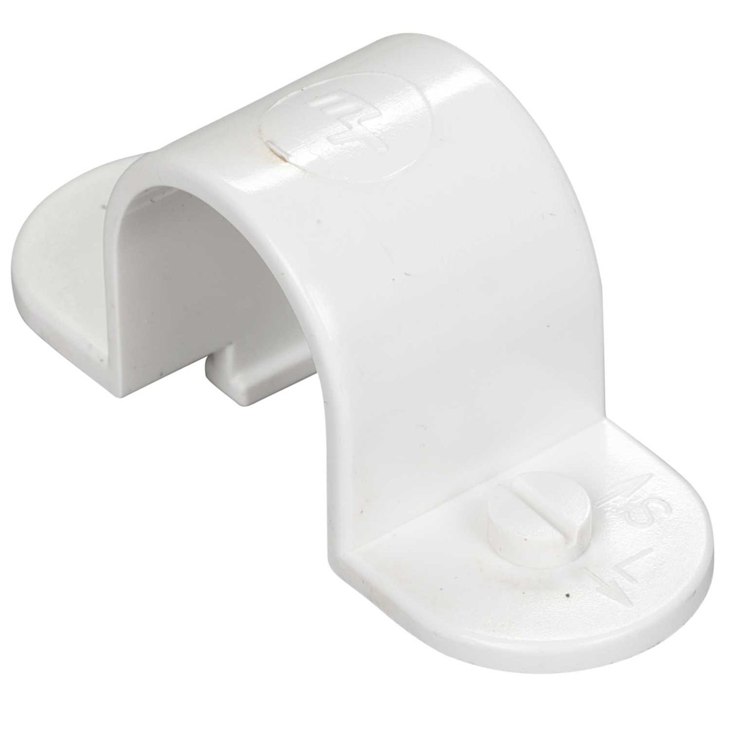 Marshall Tufflex 20mm Supertube Lsoh Spacer Bar Snap Saddle White (Pack of 10)