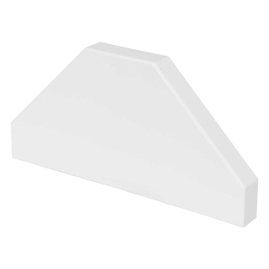 105mm x 105mm Double End Cap White (Sold in 1's)
