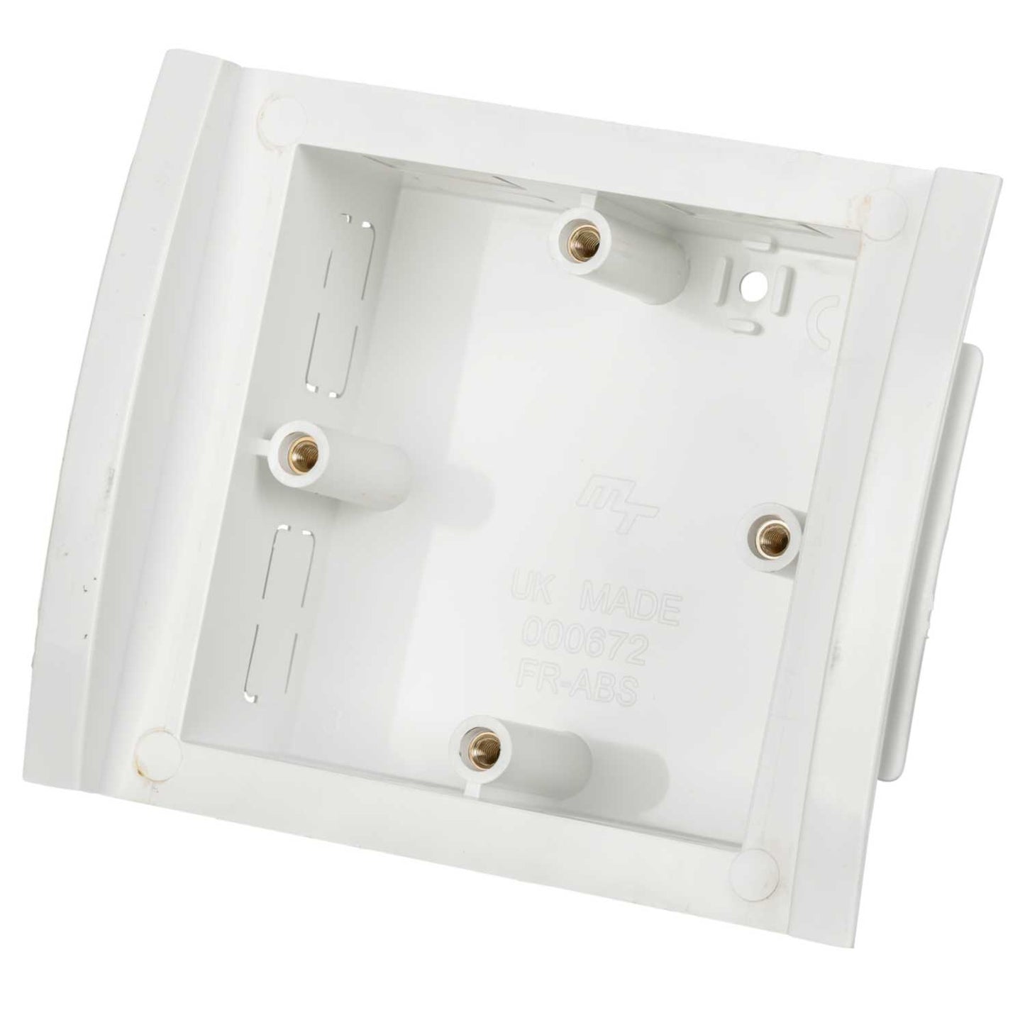 1 Gang 30mm Outlet Box White for Odyssey Trunking (Sold in 1's)