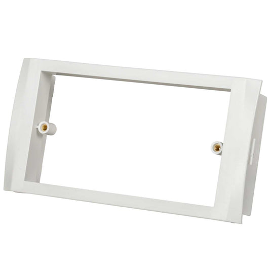 2 Gang Mounting Frame White for Odyssey Trunking (Sold in 1's)