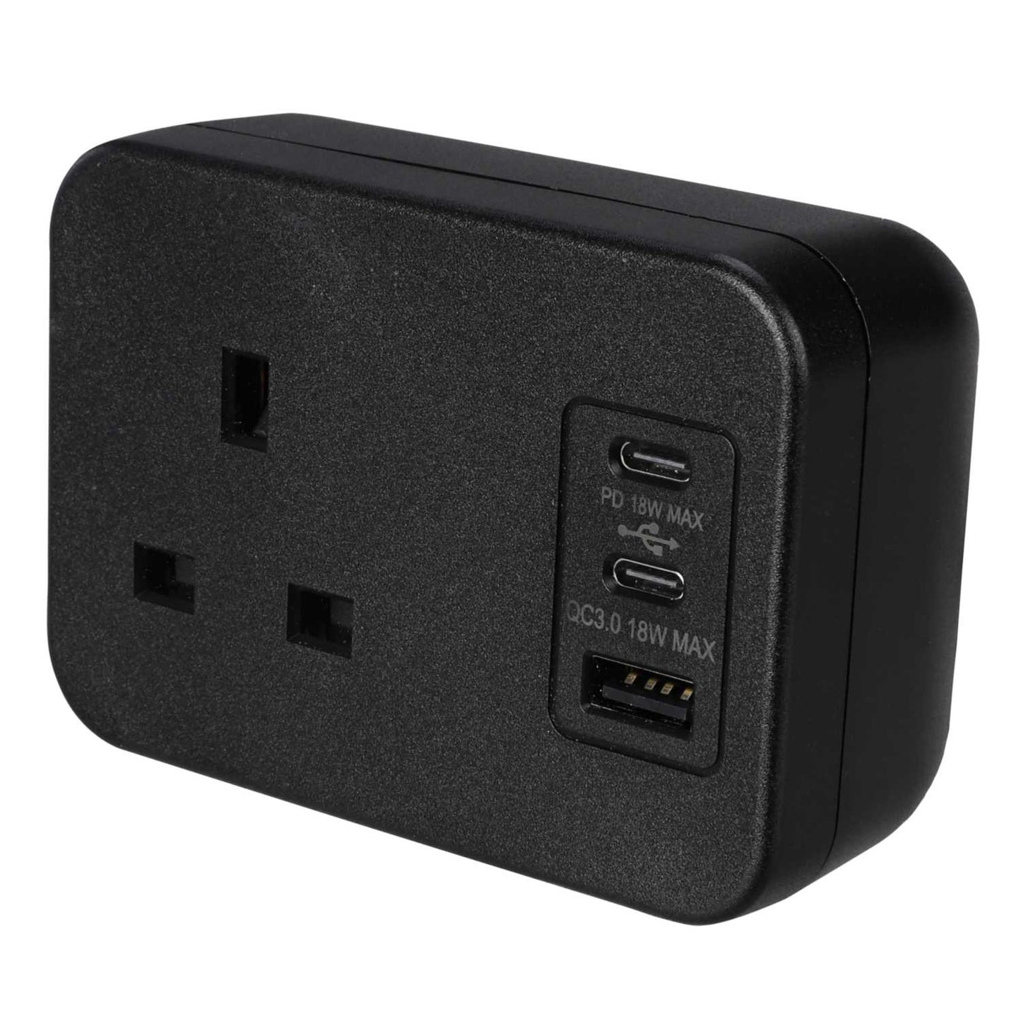 Marshall Tufflex Icon Desktop Module with 1 x Power Socket / 2 x USB-C and 1 x USB-A Black