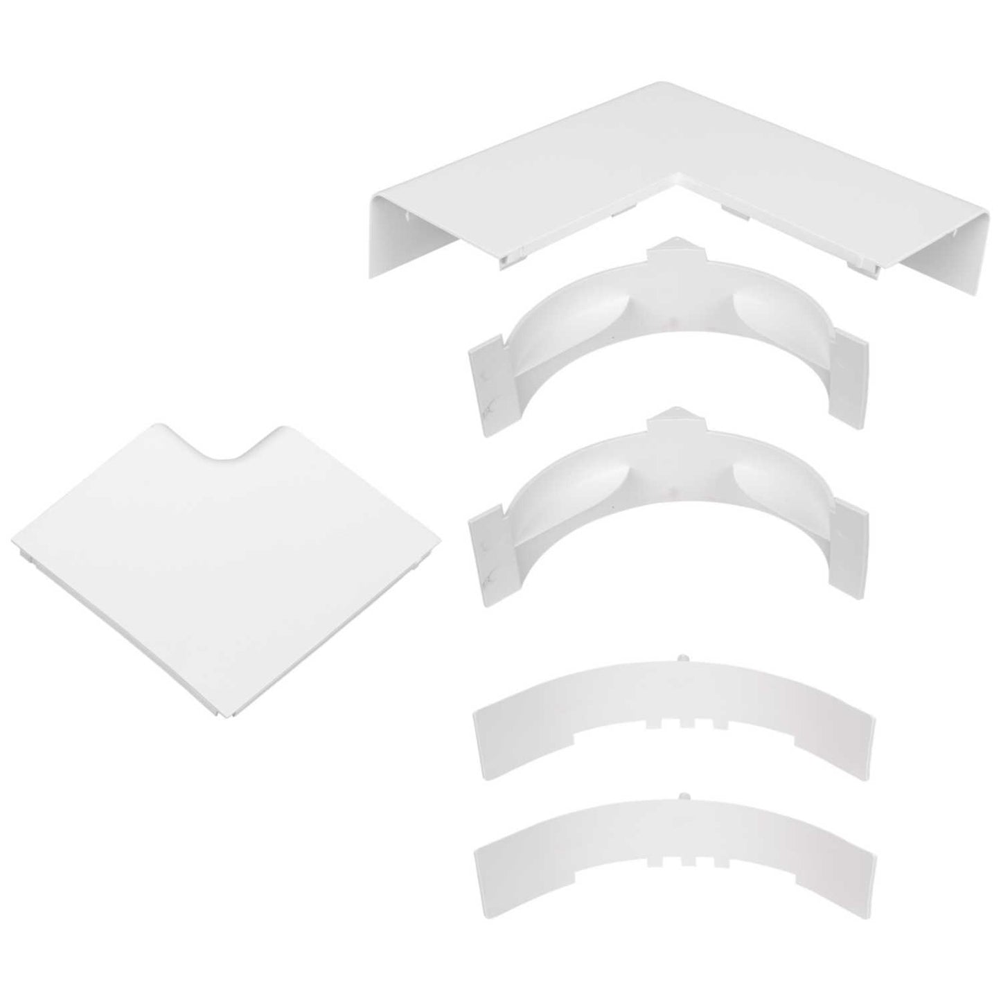 Twin Plus Flat Angle White (Sold in 1's)