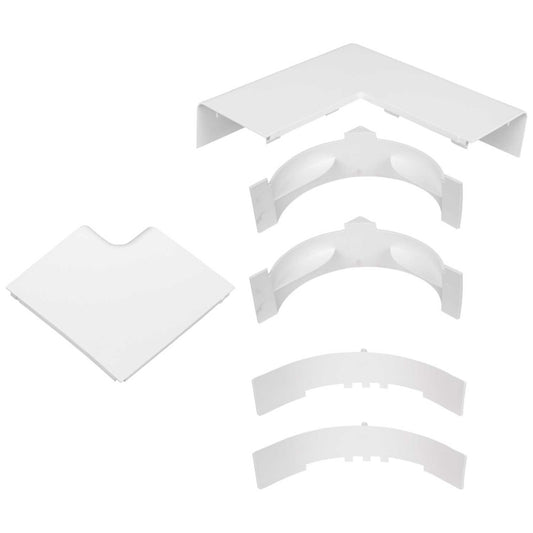 Twin Plus Flat Angle White (Sold in 1's)