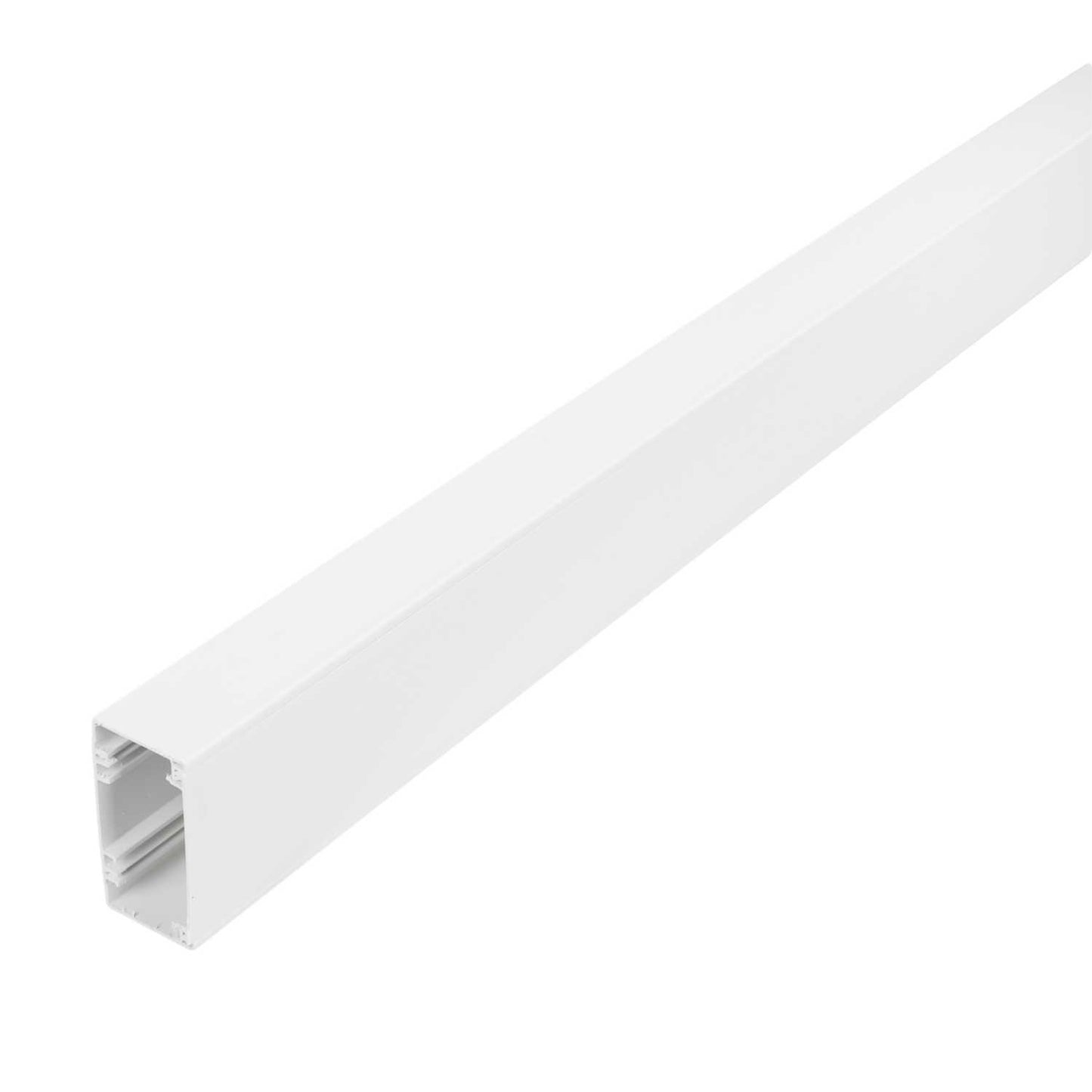 Marshall Tufflex 100mm x 50mm Mono 10 Square Dado Trunking White (3m Length)