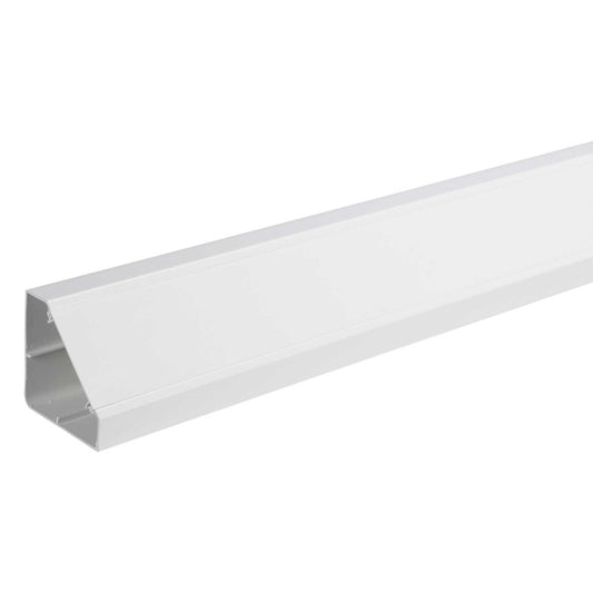 Marshall Tufflex 105mm x 105mm PVC Bench Trunking White (3m Length)