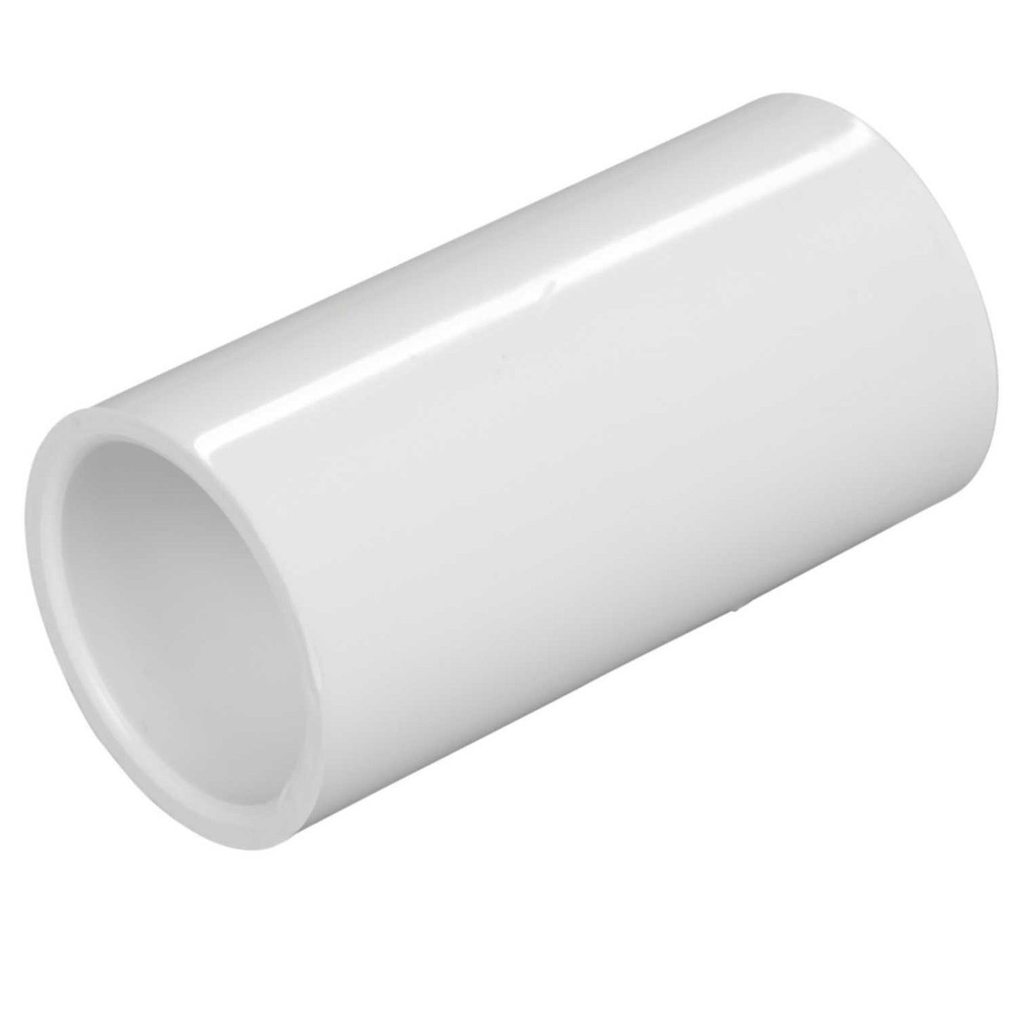 PVC Conduit Straight Coupler White (Sold in 1's)