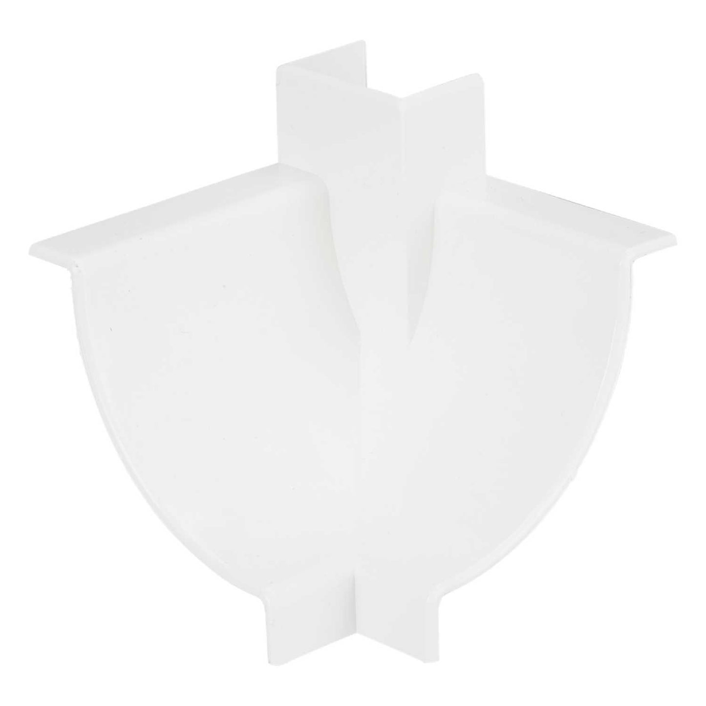 Left Hand Corner Adaptor for Cornice Trunking (Sold in 1's)