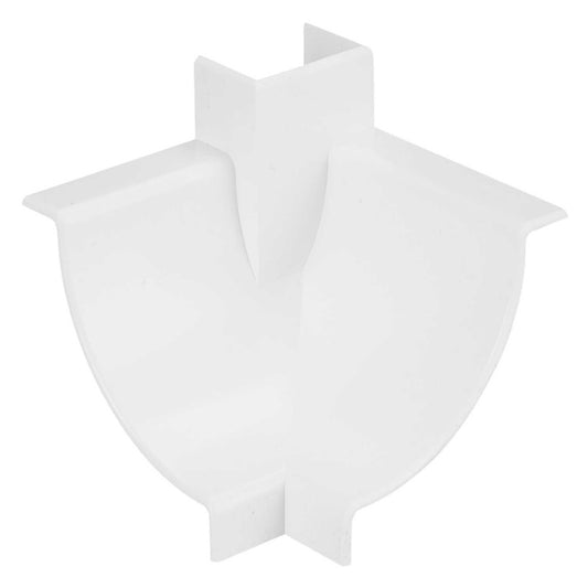 Right Hand Corner Adaptor for Cornice Trunking (Sold in 1's)