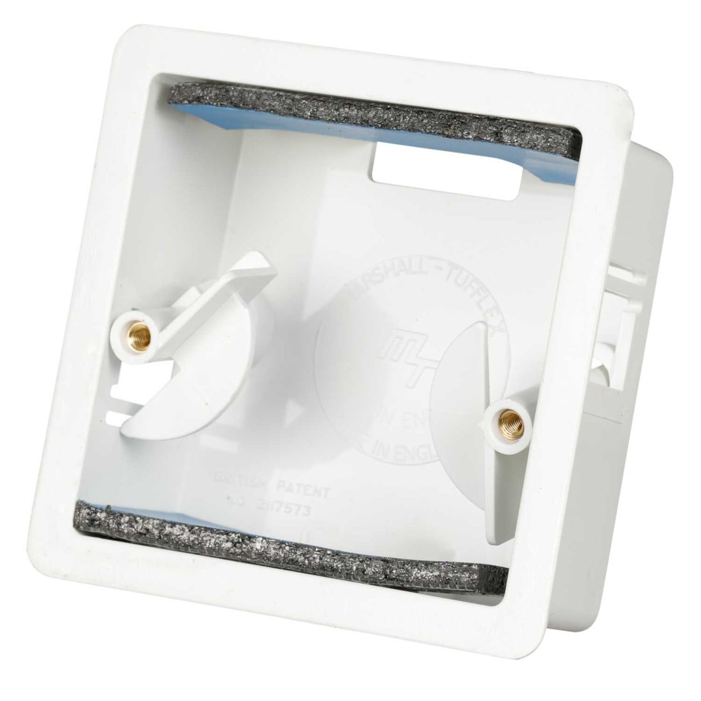 1 Gang 34mm Fire Rated Dry Lining Box White (Sold in 1's)
