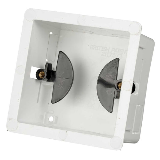 1 Gang 46mm Dry Lining Box White (Sold in 1's)