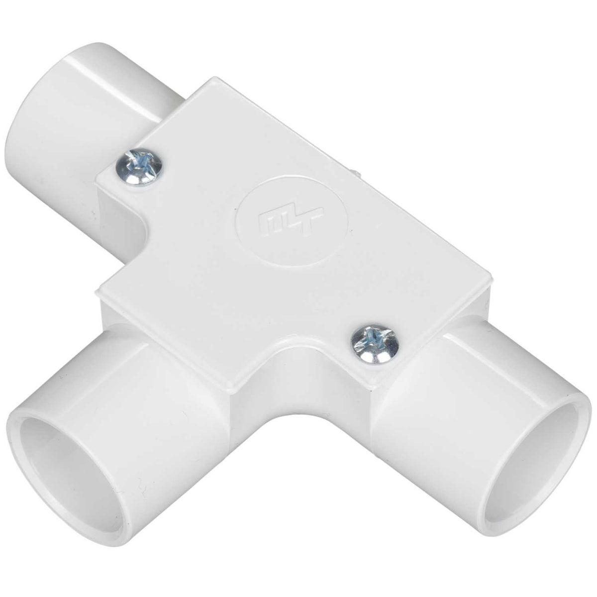 PVC Conduit Inspection Tee White (Sold in 1's)
