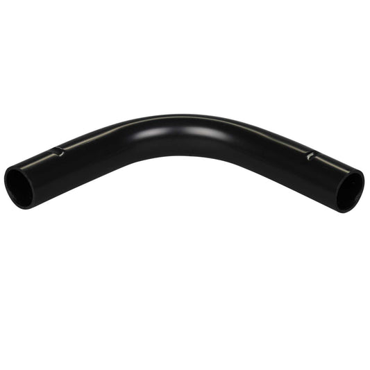PVC Plain Bend Black (Sold in 1's)