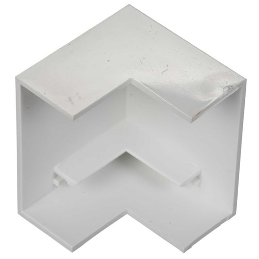 Mini Trunking External Bend White (Sold in 1's)