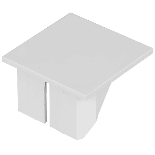 Mini Trunking End Cap White (Sold in 1's)
