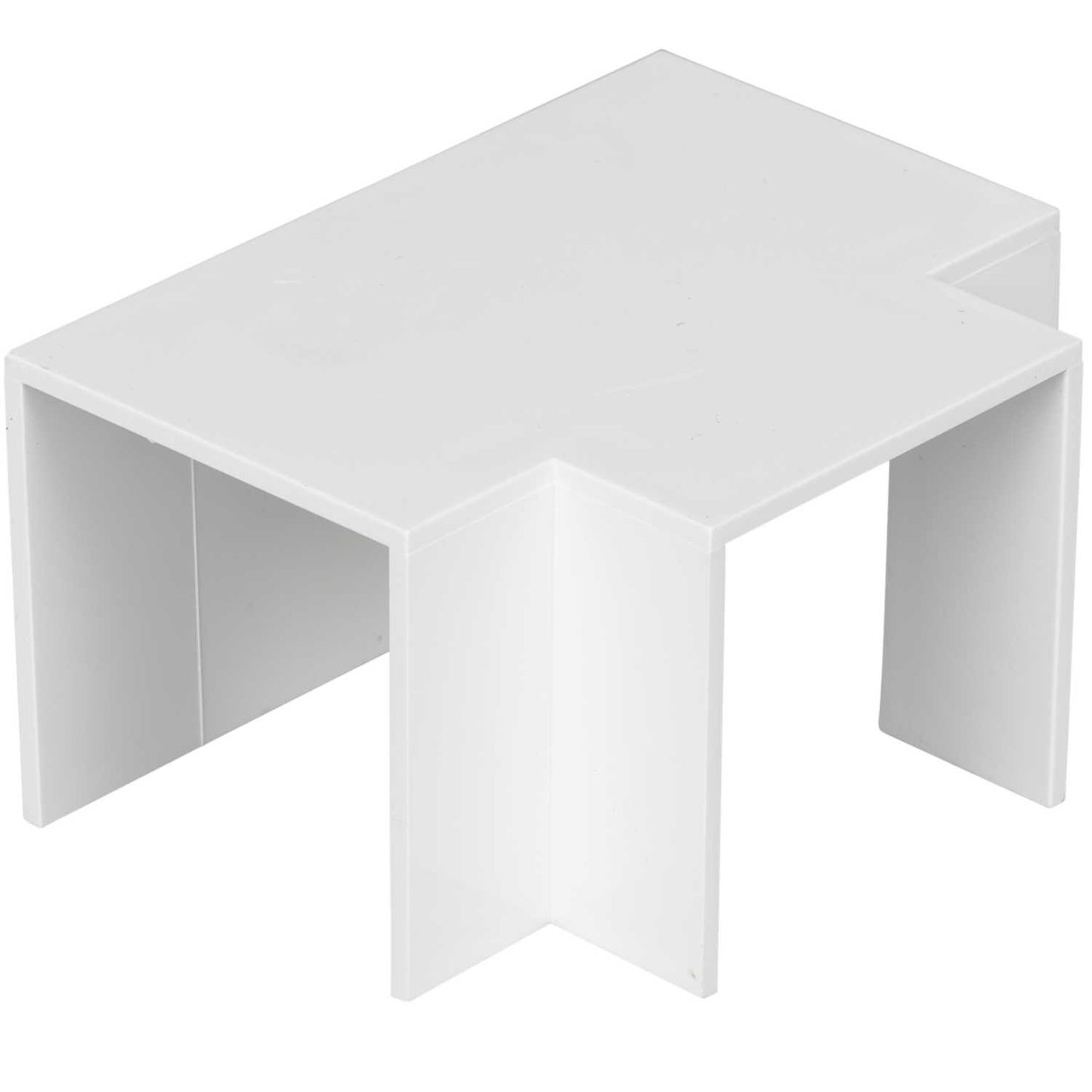 Mini Trunking Equal Tee White (Sold in 1's)