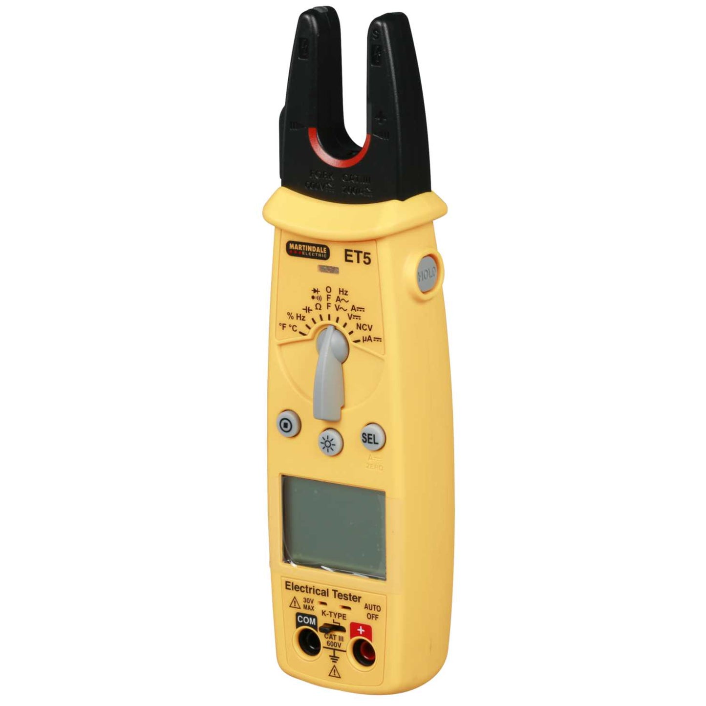 Martindale ET5 200A AC/DC Open Jaw Digital Clamp Meter