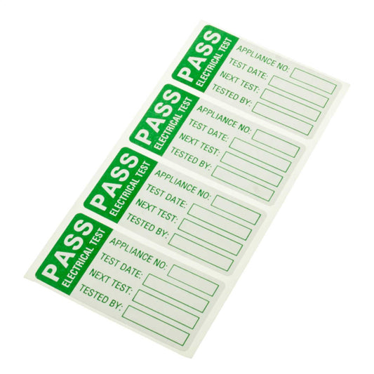Martindale LAB2 Pass Labels for PAT Testing