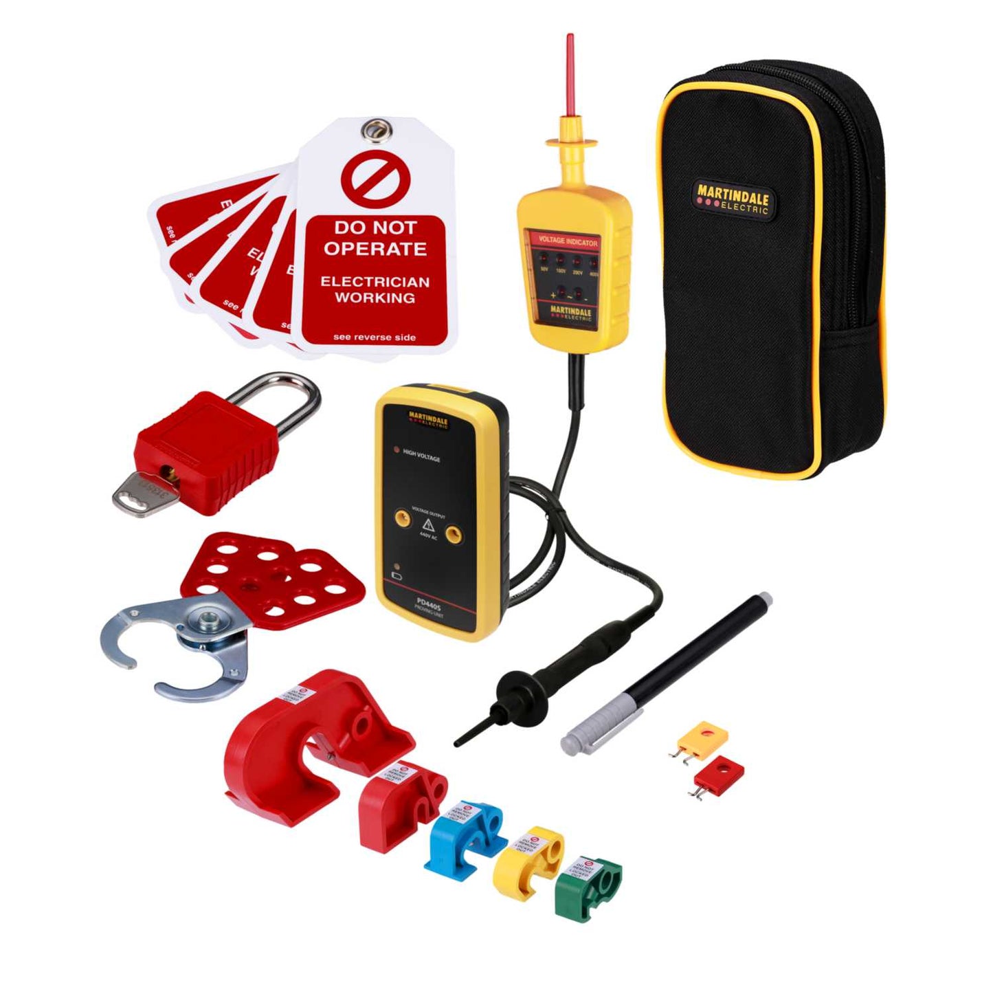 Martindale VIPDLOK138-S Voltage Indicator with Proving Unit and LOKKIT1 Kit