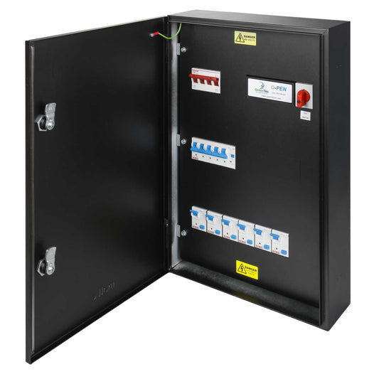 Matt:e 3 Phase EV Connection Unit with 6 x 32A DP Type A RCBOs