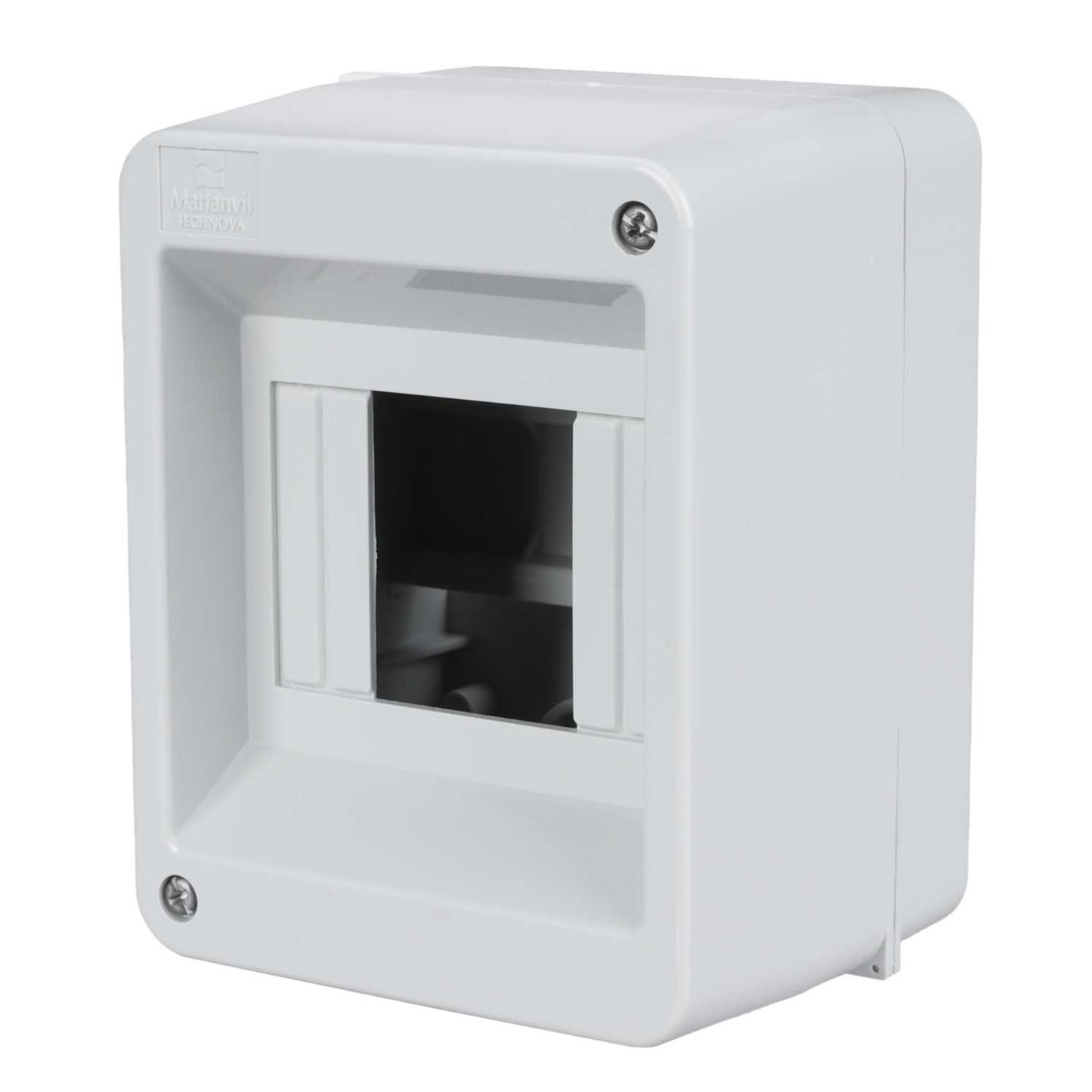 MCG 4 Module IP40 Open Front Enclosure with Moulded Din Rail