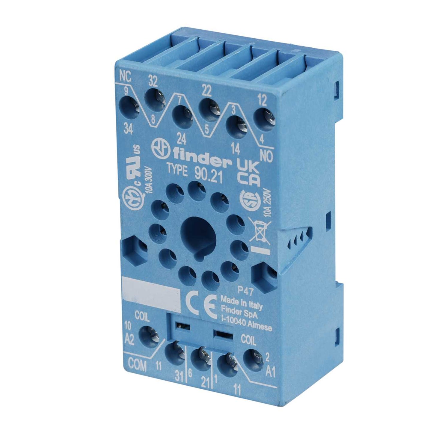Finder 11 Pin Plug In Relay Base for 6013 Relay
