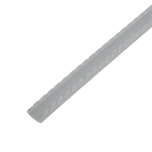 MCG 4mm Transparent Crenellated Grommet Strip (Pack of 15m)
