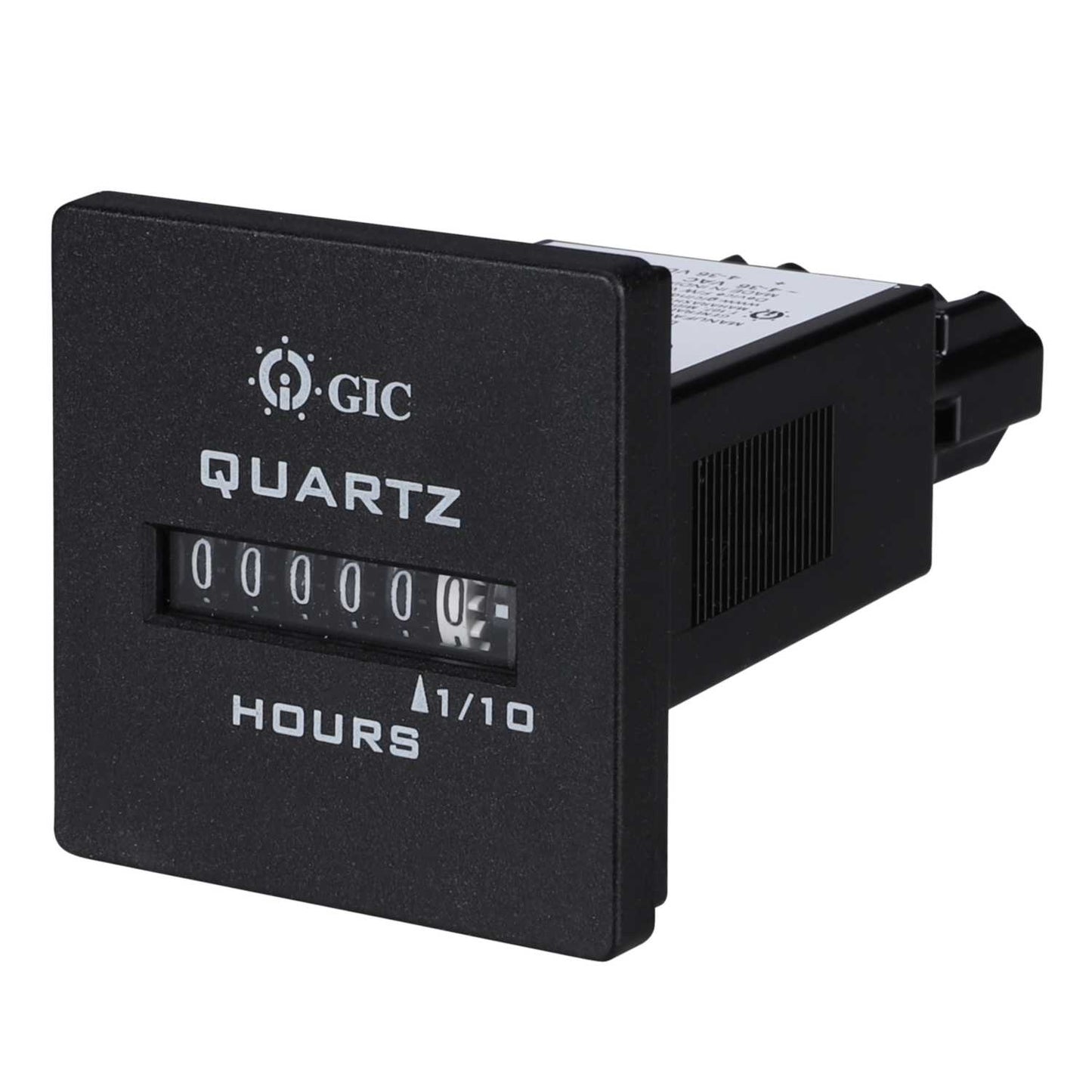 GIC 4 to 36V AC / DC Hours Run Panel Mounted Counter