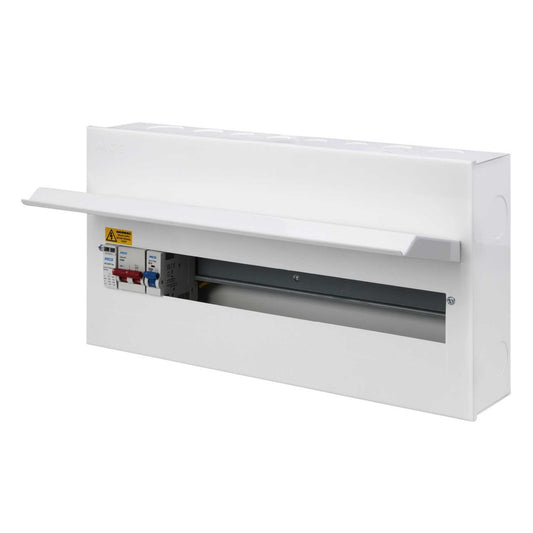 MCG 18 Way 100A Isolator Incomer Metal Clad Consumer Unit Pre-Wired SPD