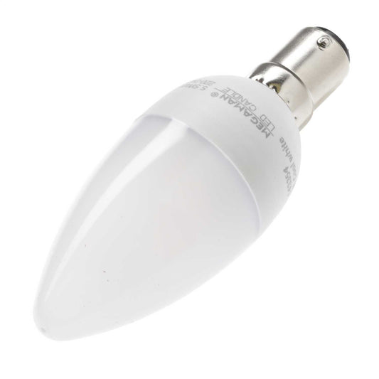 Megaman 5.5W SBC LED Non Dimmable Candle Lamp Opal 4000K