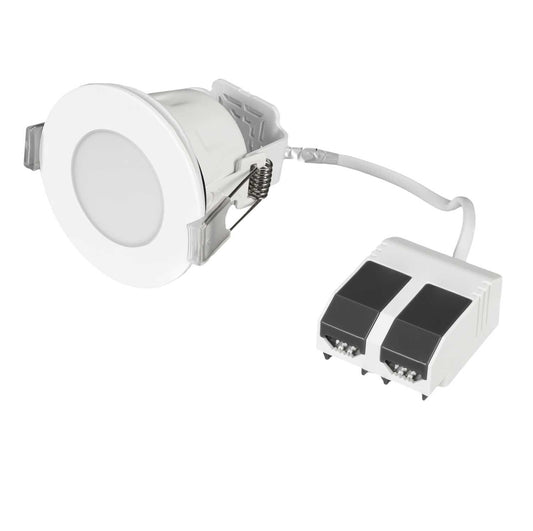 Megaman Tego Slim 5.5W LED Fire Rated Downlight White 2800K (Pack of 10)