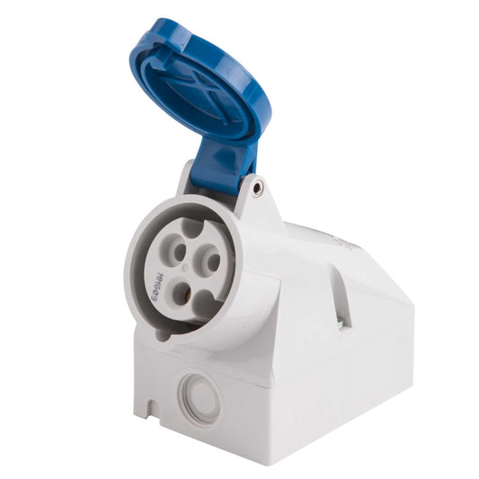 Mennekes 16A 2P+E 230V Wall Mounted Socket IP44