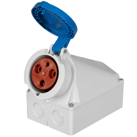 Mennekes 63A 2P+E 230V Wall Mounted Socket IP44
