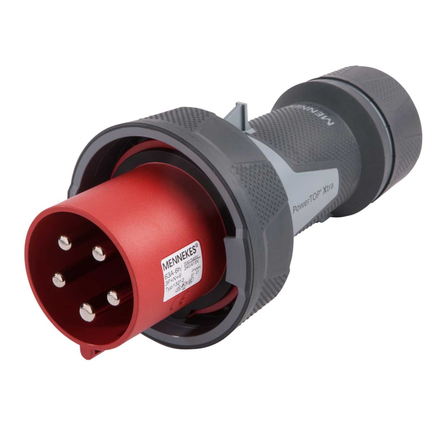 Mennekes PowerTOP Xtra 63A 3P+N+E 415V Plug IP67