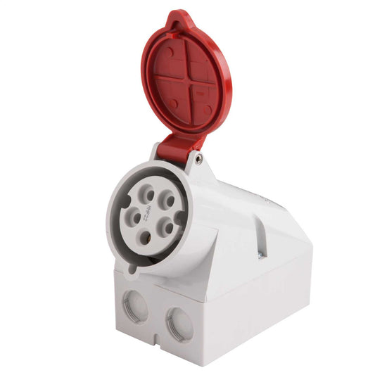 Mennekes 32A 3P+N+E 415V Wall Mounted Socket IP44